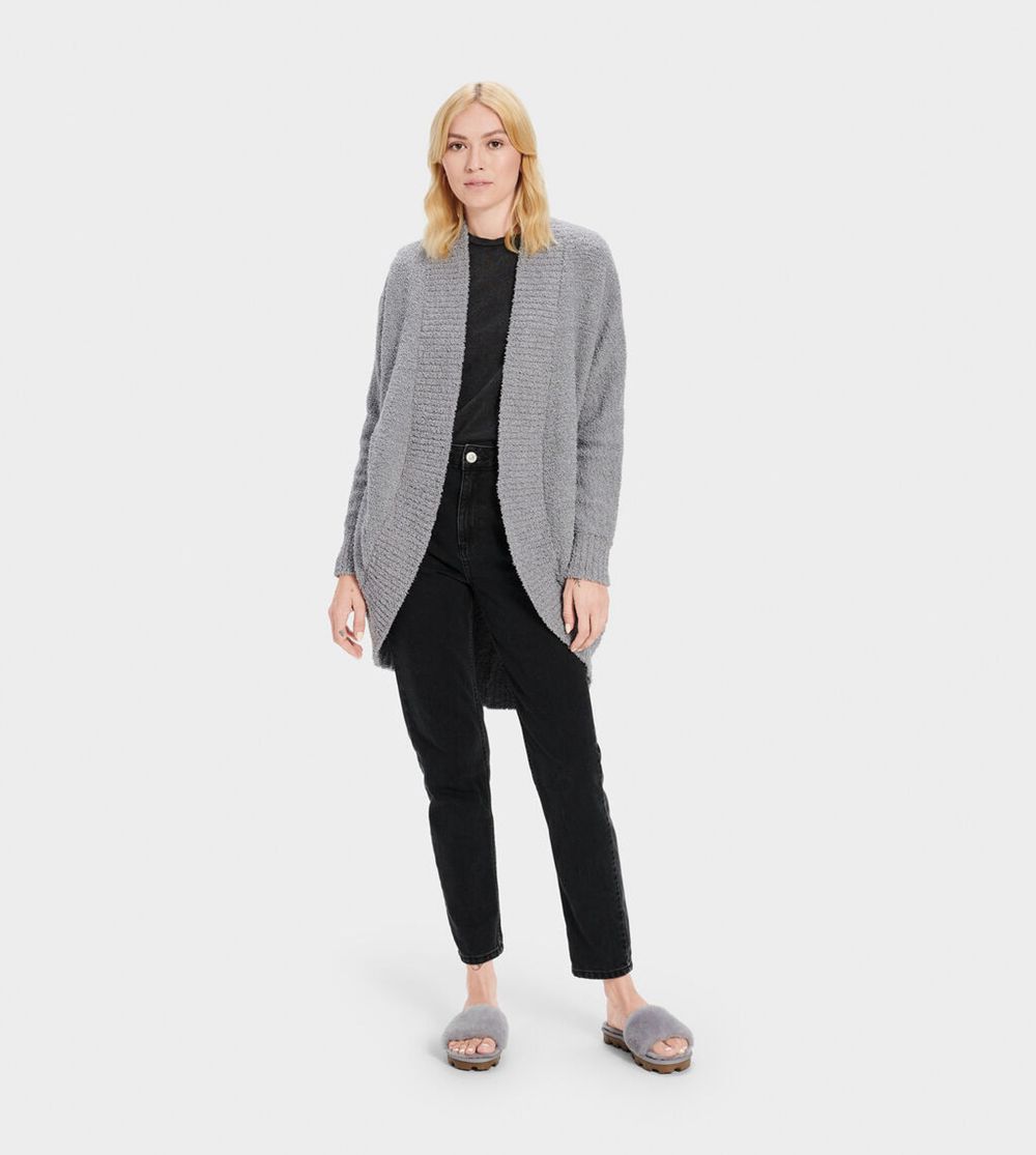 Ugg Fremont - Womens Cardigans - Grey - NZ (9750RTFNW)